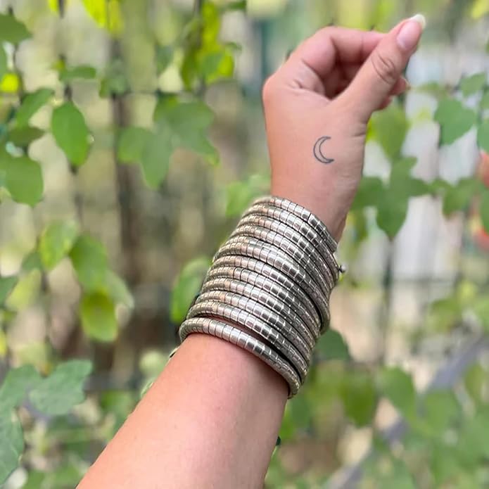 Silver Wrap Encasement Bangle