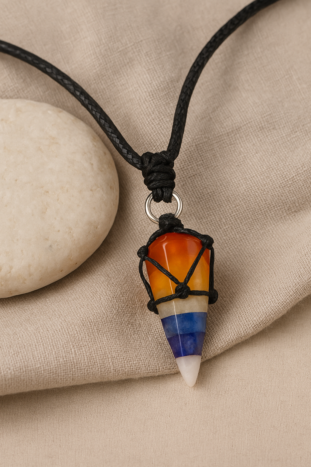 Chakra Drip Necklace by Esctacy