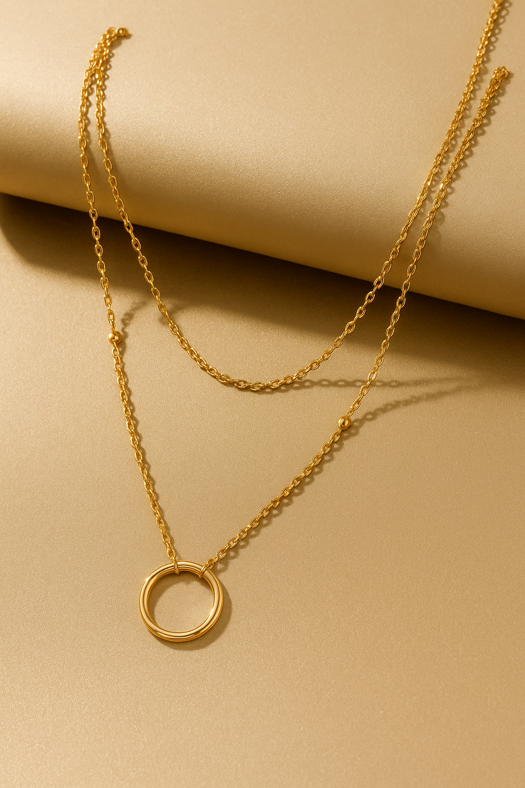 Esctacy Infinity Glow Double-Layer Necklace