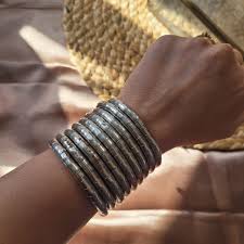 Silver Wrap Encasement Bangle